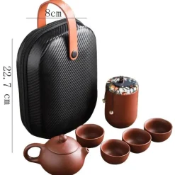 Gaiwan-Kung-Fu-Teeservice aus Keramik – tragbares Geschenk für Teeliebhaber