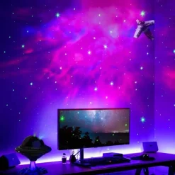 Galaktische Sternenprojektorlampe – Atmosphärenlicht am Nachthimmel