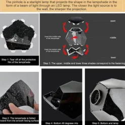 Galaxie-Nachtlichtprojektor – Sternen- und Planetarium-Lichtshow