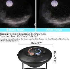 Galaxie-Projektor – LED-Sternenlicht-Nachthimmel-Projektor