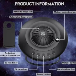 Galaxie-Projektor – LED-Sternenlicht-Nachthimmel-Projektor