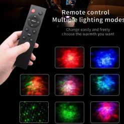 Galaxy Astronaut Night Light Room Projector