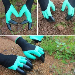 Gartenkrallenhandschuhe - Gummi-Gartenhandschuhe mit Krallenspitzen