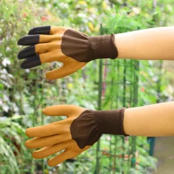 Gartenkrallenhandschuhe - Gummi-Gartenhandschuhe mit Krallenspitzen