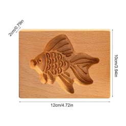 Gebäckbackform aus Holz – süßes Backwerkzeug für Gebäck