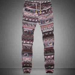 Geblümte Herren Sommerhose - Stilvolle Printhose