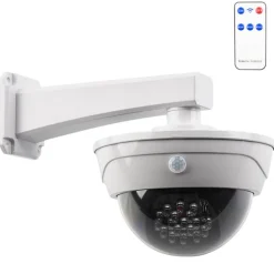 Gefälschte Solar-Überwachungskamera für den Außenbereich – wasserdichte Überwachungsattrappe