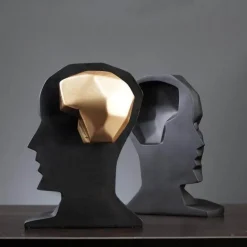 Gehirn-Skulptur-Kunst – Kreatives Wohndekor-Stück