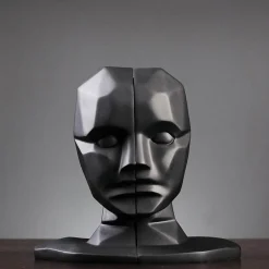 Gehirn-Skulptur-Kunst – Kreatives Wohndekor-Stück