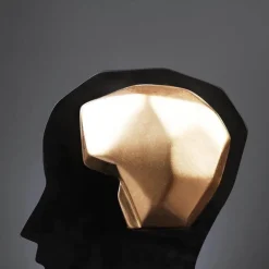 Gehirn-Skulptur-Kunst – Kreatives Wohndekor-Stück