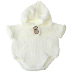 Gehäkelter Strampler für Neugeborene – Gestricktes Babykostüm-Outfit