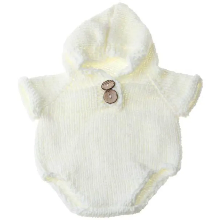 Gehäkelter Strampler für Neugeborene – Gestricktes Babykostüm-Outfit