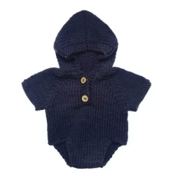 Gehäkelter Strampler für Neugeborene – Gestricktes Babykostüm-Outfit