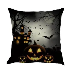 Geister-Halloween-Kissenbezüge – weiches, gruseliges Dekor