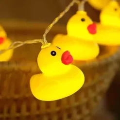 Gelbe Ente LED-Lichterkette - Süße Dekolichter
