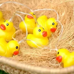 Gelbe Ente LED-Lichterkette - Süße Dekolichter