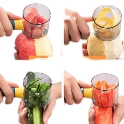 Gemüse- und Obstschäler aus Edelstahl – einfaches Fassdesign