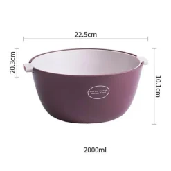 Gemüsekorb mit doppeltem Abfluss – Küchenspülensieb