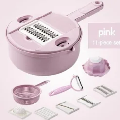 Gemüseschneider-Set aus Edelstahl – 11-teiliges multifunktionales Küchenwerkzeug