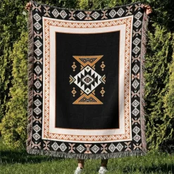 Gemütliche nordische Outdoor-Decke – Boho-Sofabezug für die Dekoration von Zuhause und Hotels