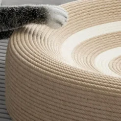 Gemütliches Katzenkratzbett – Bequemes ovales Nest für Katzen