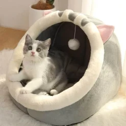 Gemütliches, waschbares Haustierhaus – weiches Innenbett für Hunde und Katzen