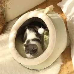Gemütliches, waschbares Haustierhaus – weiches Innenbett für Hunde und Katzen