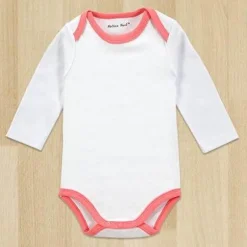 Gentleman Baby Body - Weißer Langarm-Strampler
