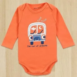 Gentleman Baby Body - Weißer Langarm-Strampler