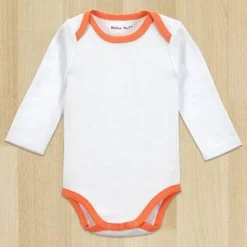 Gentleman Baby Body - Weißer Langarm-Strampler