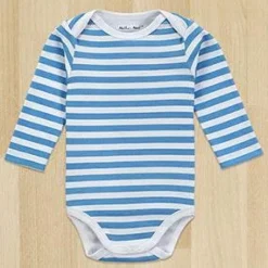 Gentleman Baby Body - Weißer Langarm-Strampler