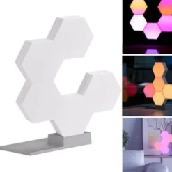Geometric LED Night Light - Creative Home Decor Accent