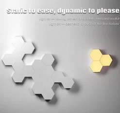 Geometric LED Night Light - Creative Home Decor Accent