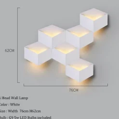 Geometric LED Wall Light - Modern Creative Illumination