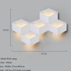 Geometric LED Wall Light - Modern Creative Illumination