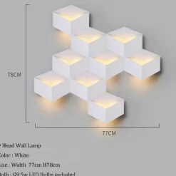Geometric LED Wall Light - Modern Creative Illumination