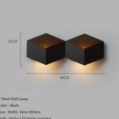 Geometric LED Wall Light - Modern Creative Illumination