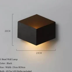 Geometric LED Wall Light - Modern Creative Illumination