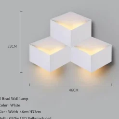 Geometric LED Wall Light - Modern Creative Illumination