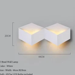 Geometric LED Wall Light - Modern Creative Illumination