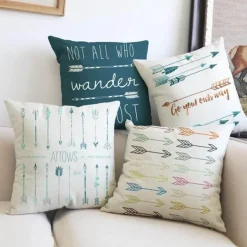 Geometrische Dekokissenbezüge - Moderne Wohnakzente