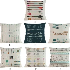 Geometrische Dekokissenbezüge - Moderne Wohnakzente