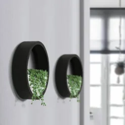 Geometrische Diamant-Wandvase – Dekorativer Regal-Übertopf