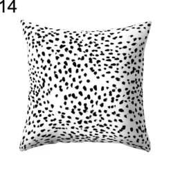 Geometrische schwarz-weiße Kissenbezüge - Moderne dekorative Kissenbezüge