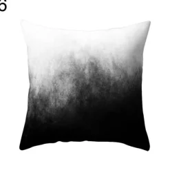 Geometrische schwarz-weiße Kissenbezüge - Moderne dekorative Kissenbezüge