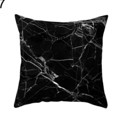 Geometrische schwarz-weiße Kissenbezüge - Moderne dekorative Kissenbezüge