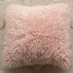 Geometrischer rosa Kissenbezug - 45x45cm getufteter Kissenbezug aus Baumwolle