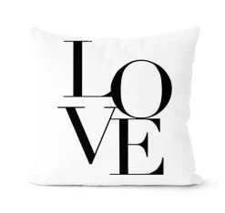 Geometrisches schwarz-weißes Kissenbezug-Set – stilvolle Sofakissenbezüge