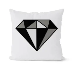 Geometrisches schwarz-weißes Kissenbezug-Set – stilvolle Sofakissenbezüge
