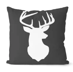 Geometrisches schwarz-weißes Kissenbezug-Set – stilvolle Sofakissenbezüge